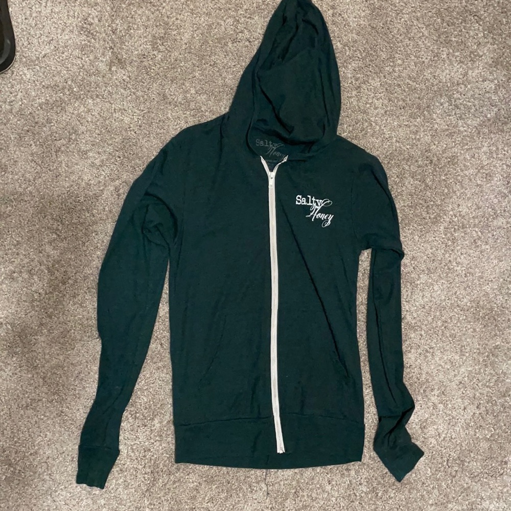 Salty honey zip up hoodie